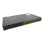 Cisco Catalyst WS-C2960S-24TS-L, 24 Port 10/100/1000, 4xSFP LAN, Managed Switch